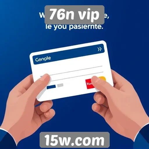 Métodos de pagamento aceitos no 76n vip